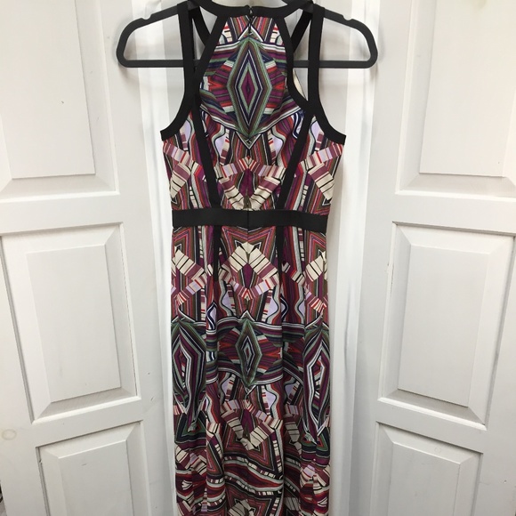 Sabine Colorful Geometric Pattern Maxi Dress - Picture 13 of 16